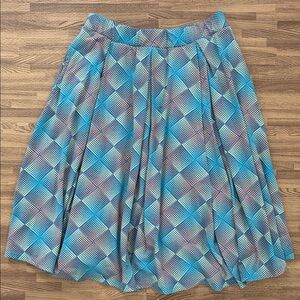 LuLaRoe Multi-Color Patterned Women's A-line Skirt